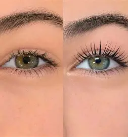 Lash lift and tint