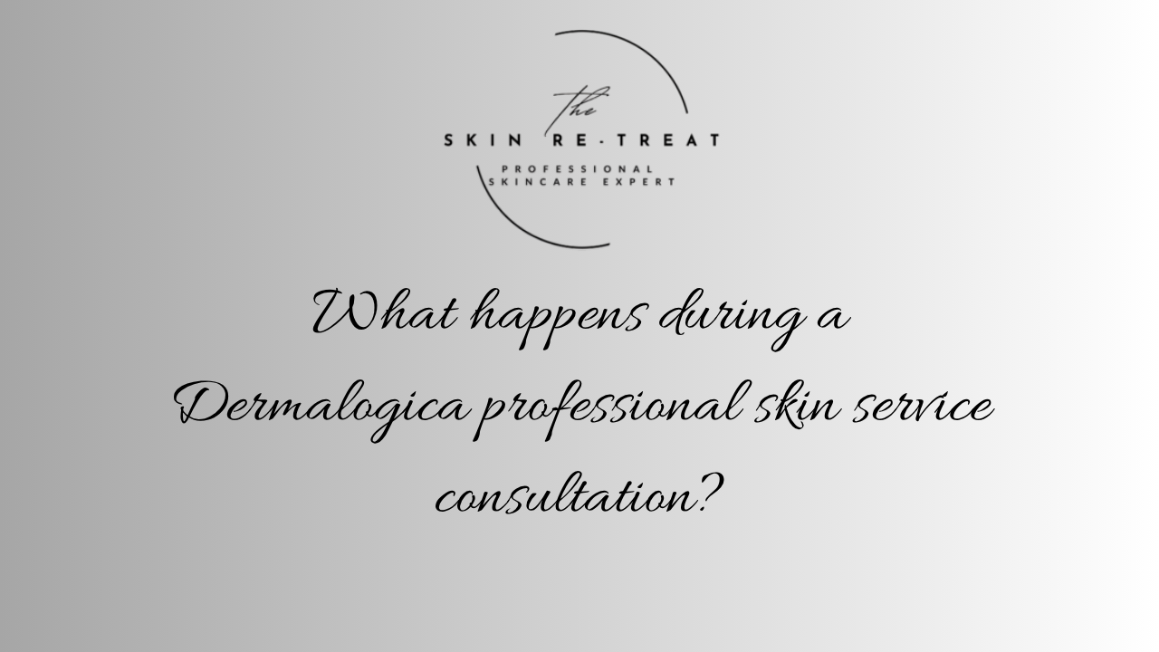 What happens during a Dermalogica professional skin service consultation?